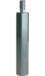 Metal Hex Spacer - 1-3/8" (#6-32 Thread, Male/Female)